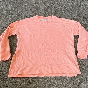 Aerie Oversized Coral Crewneck size S